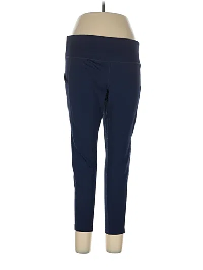 Pre-owned New Balance Active Pants In Blue