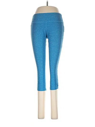 Pre-owned New Balance Active Pants In Blue