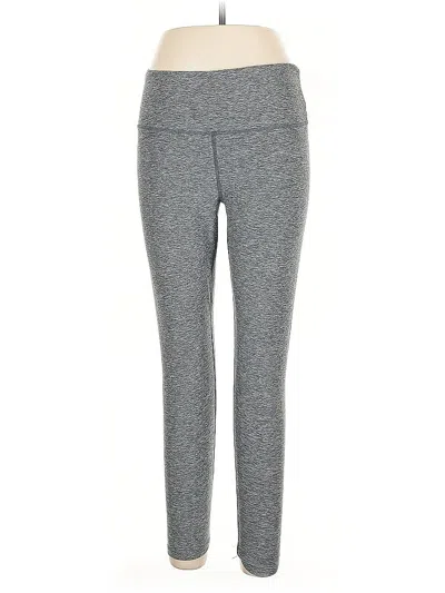 Pre-owned New Balance Active Pants In Gray