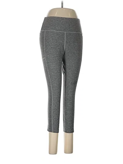 Pre-owned New Balance Active Pants In Gray