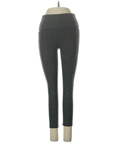 Pre-owned New Balance Active Pants In Gray