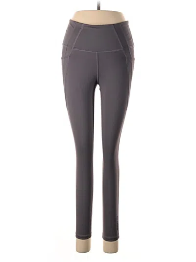 Pre-owned New Balance Active Pants In Gray
