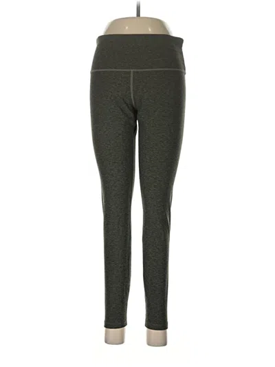 Pre-owned New Balance Active Pants In Green