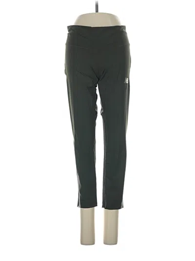 Pre-owned New Balance Active Pants In Green