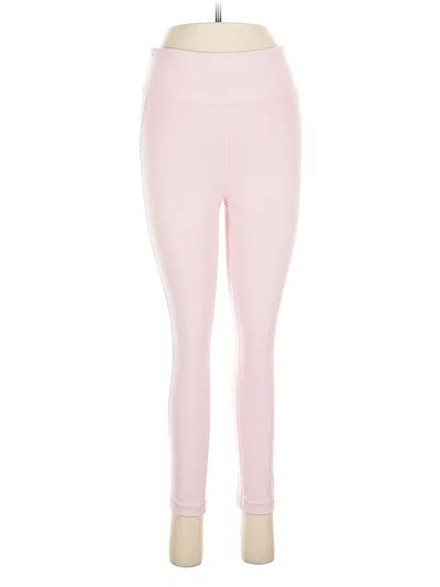 Pre-owned New Balance Active Pants In Pink
