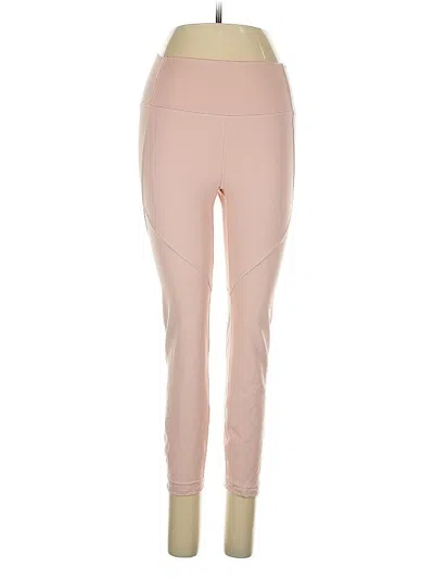 Pre-owned New Balance Active Pants In Pink