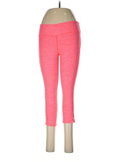 Pre-owned New Balance Active Pants In Pink
