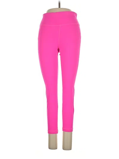Pre-owned New Balance Active Pants In Pink