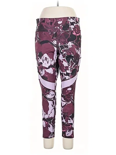 Pre-owned New Balance Active Pants In Purple