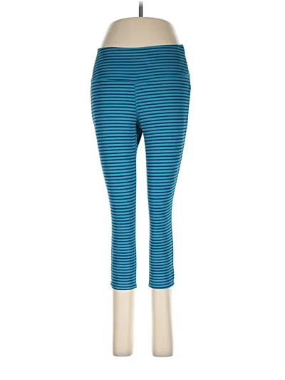 Pre-owned New Balance Active Pants In Teal