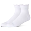 New Balance Active Ruffle 2pk Quarter Sock In White