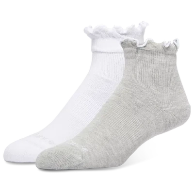 New Balance Active Ruffle 2pk Quarter Sock