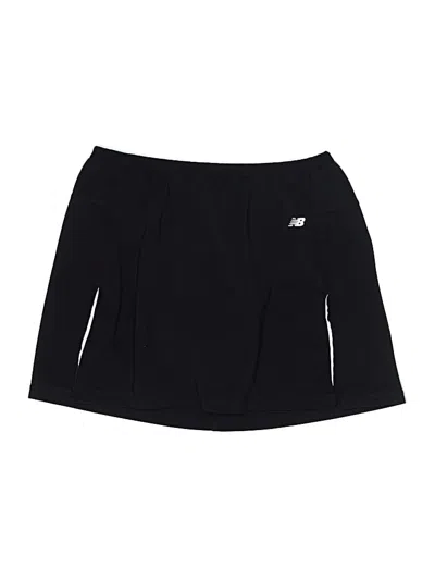 Pre-owned New Balance Active Skirt In Black