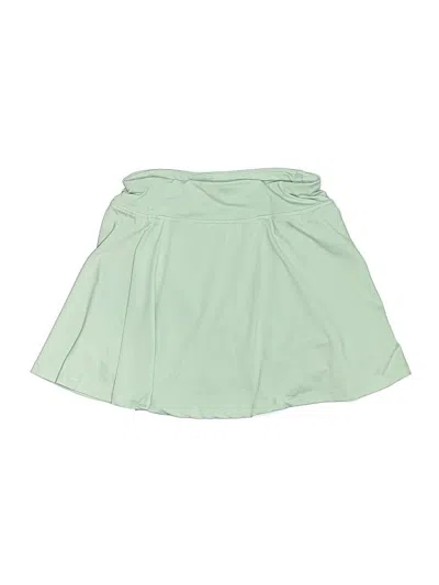 Pre-owned New Balance Kids' Active Skirt In Green