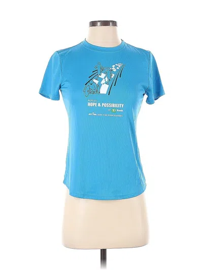 Pre-owned New Balance Active T-shirt In Blue