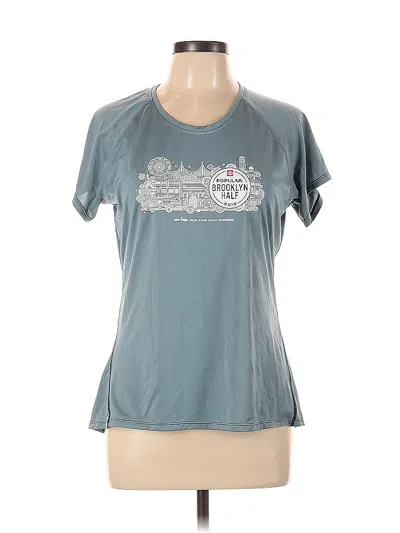 Pre-owned New Balance Active T-shirt In Blue