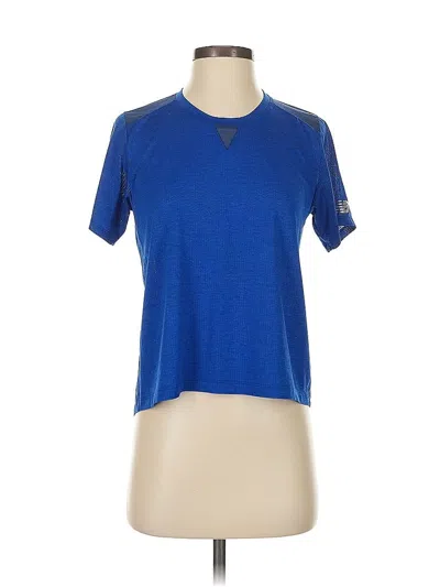 Pre-owned New Balance Active T-shirt In Blue