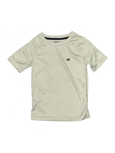 Pre-owned New Balance Kids' Active T-shirt In Brown