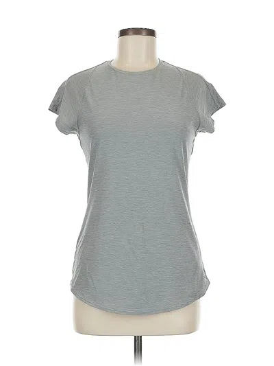 Pre-owned New Balance Active T-shirt In Gray