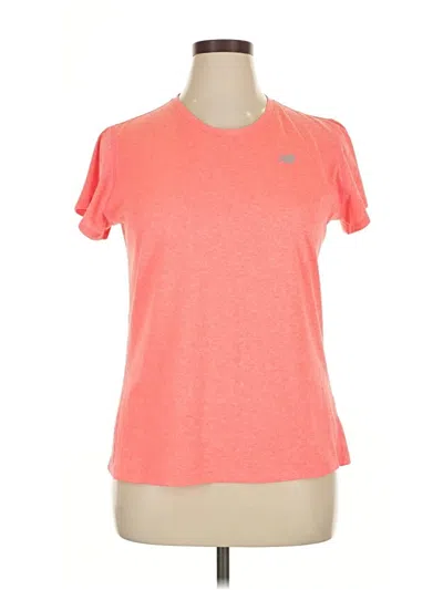 Pre-owned New Balance Active T-shirt In Orange