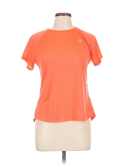 Pre-owned New Balance Active T-shirt In Orange