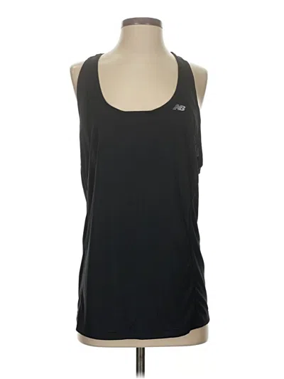 Pre-owned New Balance Active Tank Top In Black