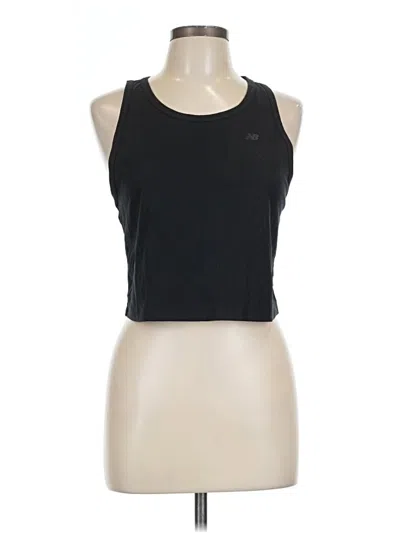 Pre-owned New Balance Active Tank Top In Black
