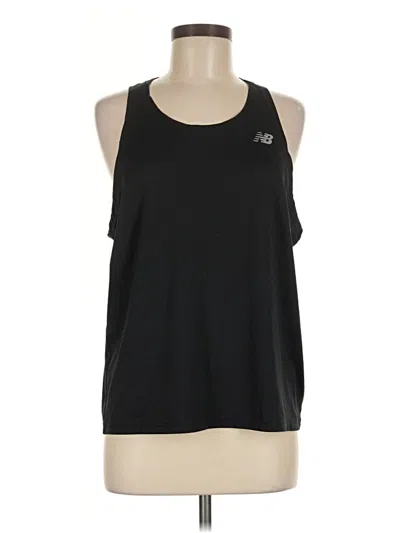 Pre-owned New Balance Active Tank Top In Black