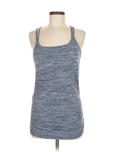 Pre-owned New Balance Active Tank Top In Blue