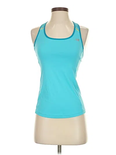 Pre-owned New Balance Active Tank Top In Blue
