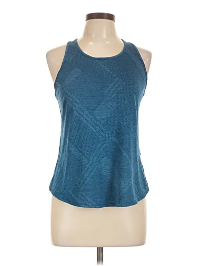 Pre-owned New Balance Active Tank Top In Blue