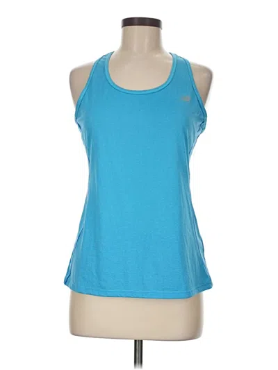 Pre-owned New Balance Active Tank Top In Blue
