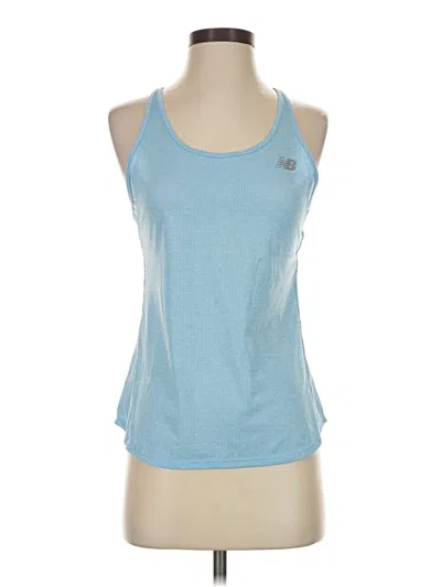 Pre-owned New Balance Active Tank Top In Blue