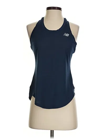 Pre-owned New Balance Active Tank Top In Blue