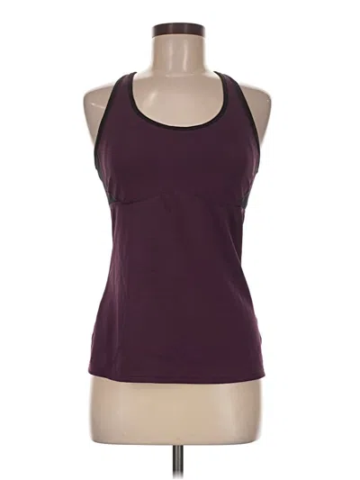 Pre-owned New Balance Active Tank Top In Burgundy
