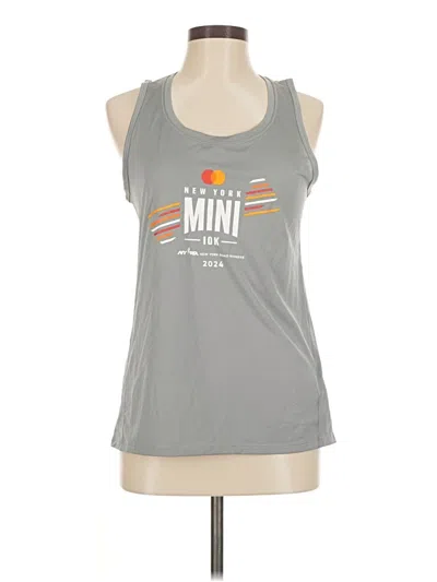 Pre-owned New Balance Active Tank Top In Gray