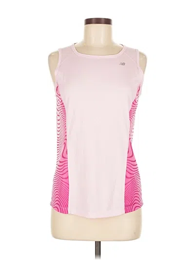Pre-owned New Balance Active Tank Top In Pink