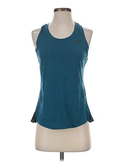 Pre-owned New Balance Active Tank Top In Teal