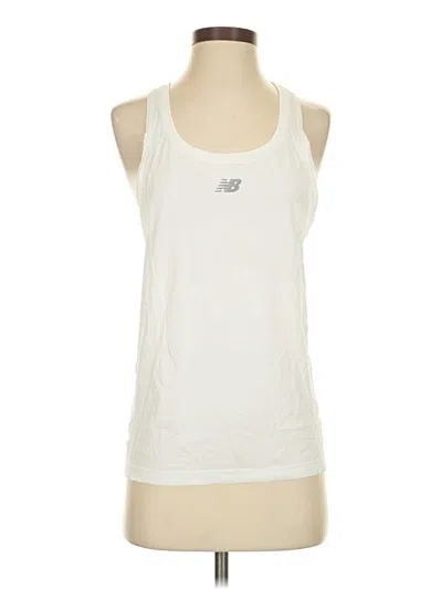 Pre-owned New Balance Active Tank Top In White