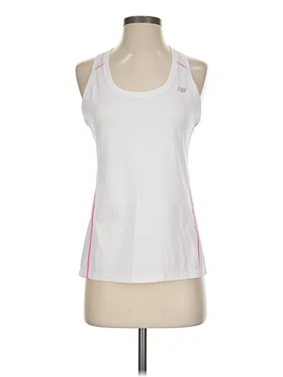 Pre-owned New Balance Active Tank Top In White