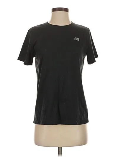 Pre-owned New Balance Active T-shirt In Black