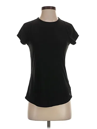 Pre-owned New Balance Active T-shirt In Black