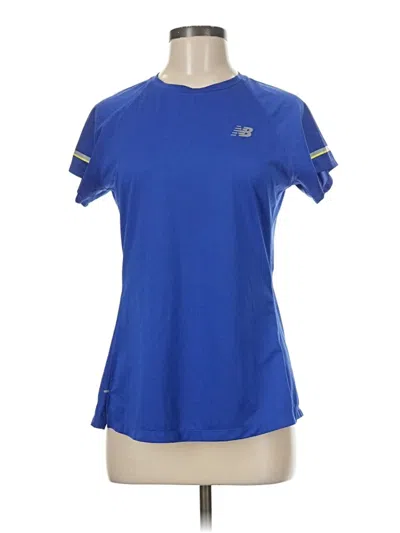 Pre-owned New Balance Active T-shirt In Blue
