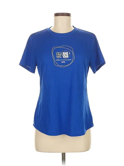 Pre-owned New Balance Active T-shirt In Blue