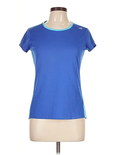 Pre-owned New Balance Active T-shirt In Blue