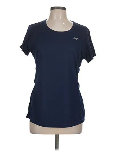 Pre-owned New Balance Active T-shirt In Blue