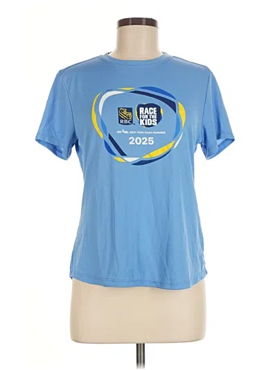 Pre-owned New Balance Active T-shirt In Blue