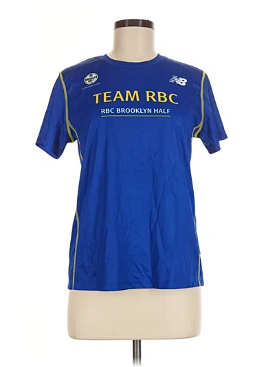 Pre-owned New Balance Active T-shirt In Blue