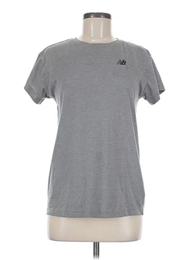 Pre-owned New Balance Active T-shirt In Gray