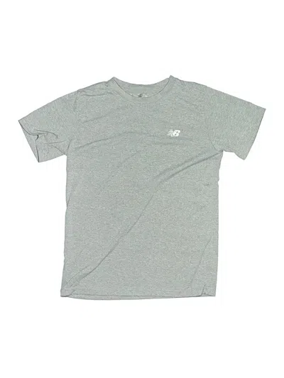 Pre-owned New Balance Kids' Active T-shirt In Gray